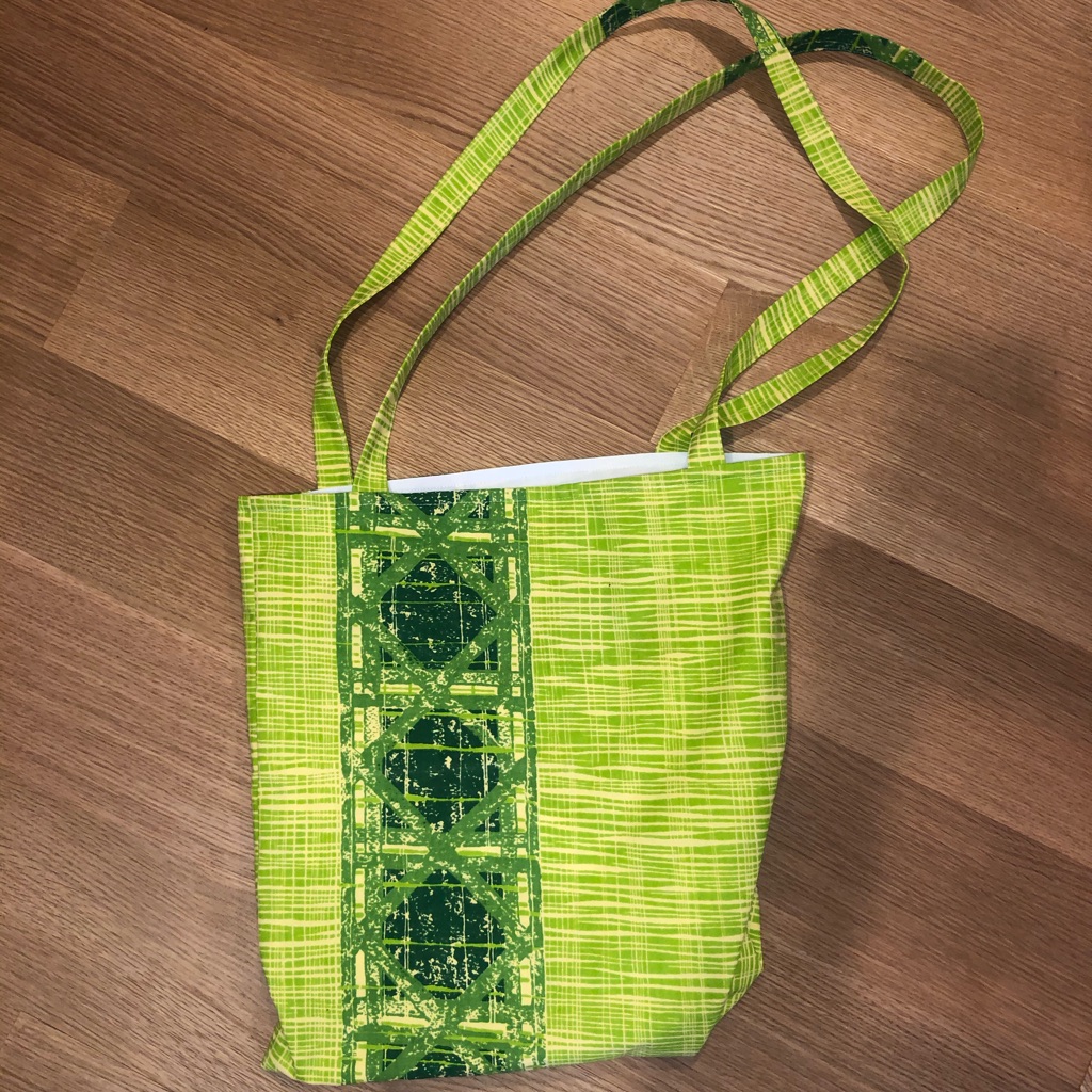 Neon Green Tote Bag